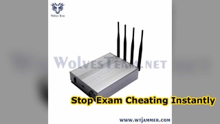 고급 비밀 대회를 위한 선택할 수 있는 4 안테나 GSM CDMA Wifi 이동할 수 있는 신호 방해기 실내 벽 산